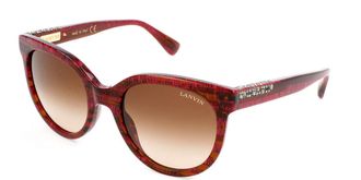 Lanvin SLN721S 0U40 Womens Sunglasses Red Size 52