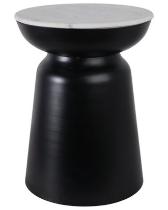 Sagebrook Home 20X15in Metal Accent Table With Marble Top