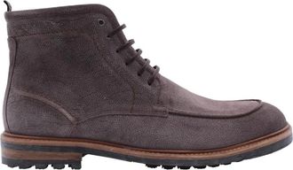 Floris Van Bommel Lissewege Stijlvolle Enkelboot - Heren - Veterlaarzen - Grijs - 45 EU - Leer - Schoenen