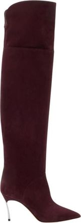 Casadei Blade Nomad Sopra il Ginocchio - - Shoes - Donna - Rosso - 38 EU