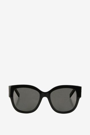 Saint Laurent Acetat-Sonnenbrille mit Monogramm SL 95