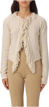 Liviana Conti Beige Sweater Collectie - Dames - Vesten - Beige - L - Truien & Vesten