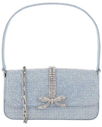 Self Portrait Denim Shoulder Bag