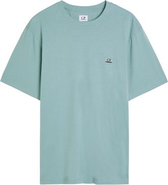 C.P. Company Logo-appliqu&eacute;d Cotton T-shirt - Silver - XL