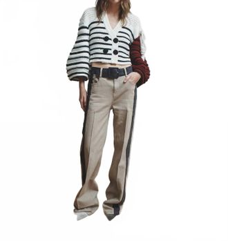 Hellessy Walter Straight Leg Jeans In Beige Wash / Beige
