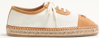Valentino Garavani Palm Avenue Espadrilles in Canvas and Buffalo
