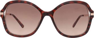 Guess Brown Butterfly Ladies Sunglasses GF0352 52F 54