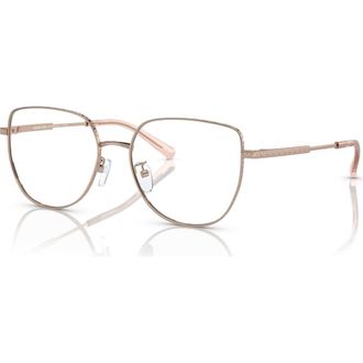 Michael Kors 55mm Round optical glasses in Pink at Nordstrom