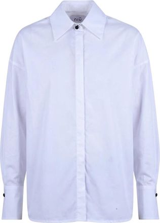 Ni&ugrave; Shirts - Dames - Overhemden - Wit - M - Overhemden
