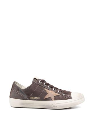 Golden Goose Low-Top Vintage Star Silk Nylon Sneakers