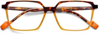 Etnia Barcelona Zeitan Bold Square Frame Sunglasses with Tortoiseshell Gradient