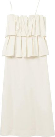 House of Dagmar Abito con ruches - Toni neutri