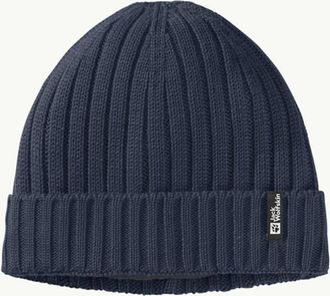 Jack Wolfskin Mens Jack Wolfskin Mens Rib Knit Beanie - Blue
