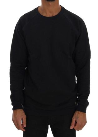 Daniele Alessandrini Blauwe Crewneck Katoenen Trui