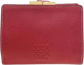 Loewe Pre-owned Wallets, female, Red, Size: ONE SIZE Pre-owned Wallet (bi-fold)