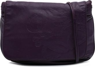 Loewe Borsa a tracolla Anagram in nappa 2000-2024 - Viola