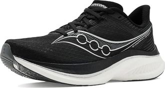 Saucony Endorphin Speed 5 Mens Running Shoes Black/White 1 : 10.5 EE - Wide, Leather