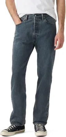 Levi's 501 Original Fit Straight Leg Jeans in Grey Ship at Nordstrom, Size 30 X 32