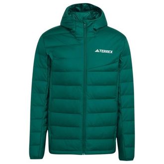 ADIDAS TERREX Terrex Multi Light Down Climawarm Hooded Daunenjacke f&uuml;r Herren | gr&uuml;n/t&uuml;rkis