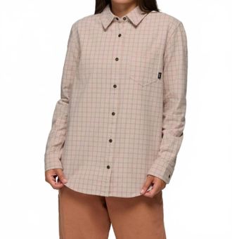 Prana Golden Canyon Flannel Shirt - Plus In Hush