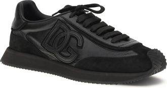 Dolce & Gabbana Mens Dg Cushion Sneakers Nero-Nero Nero/nero