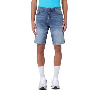 HUGO BOSS Heren, Korte broeken, Blauw, Maat: W33 Katoen