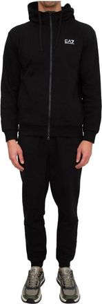 Emporio Armani Tracksuit Nero - Heren - Trainingspakken - Zwart - 3XL - Katoen - Fitness
