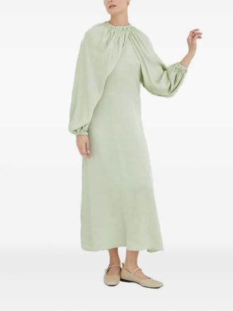 Day Birger Et Mikkelsen Abito lungo con maniche a palloncino - Verde