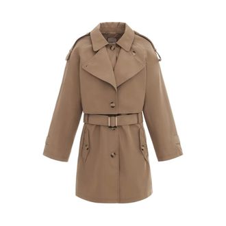 Urban Code Trench Coats, female, Brown, Size: XS Cael Trench Coat