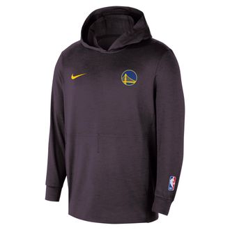 Nike Golden State Warriors Restore Nike Mens NBA Lightweight Pullover Hoodie in Black | HM6548-010