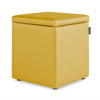 Happers Happers - Puff Cubo Arc&oacute;n Polipiel Mostaza 1 Unidad Mostaza