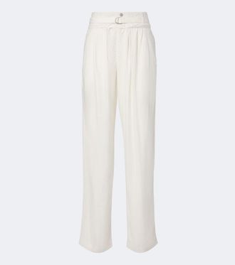 Isabel Marant Pantaloni Celia a gamba larga