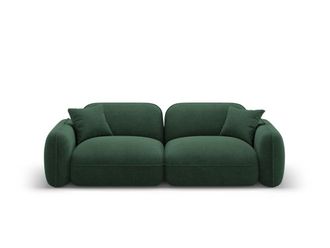 CXL by Christian Lacroix Sof&aacute; modular 3 plazas de terciopelo verde