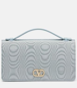 Valentino Garavani VLogo Signature Mini moir&eacute; clutch