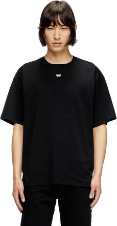 Diesel T-shirt with embroidered D patch - T-Shirts - Unisex - Black
