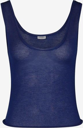 Saint Laurent Transparentes Strick-Tanktop