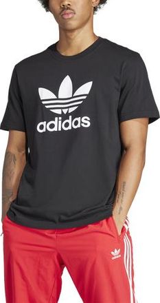 adidas Mens adidas Originals Trefoil T-Shirt - - Black / White Size XXL