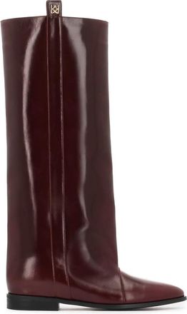 Kazar Bordeaux Hoge Laarzen - Dames - Hoge Laarzen - Bruin - 36 EU - Leer - Schoenen