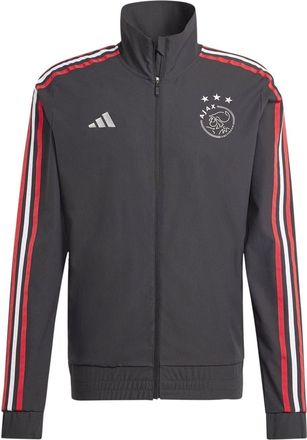 adidas Mens Ajax Ts Jacket M in Blk/Red/Wht - Black - Size X-Large