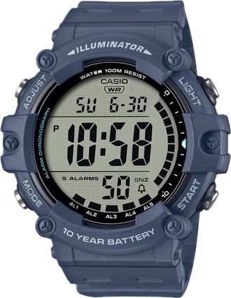 Casio Mens Digital Sport Watch With Blue Strap - AE-1500WH-2AV