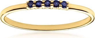 RS Pure by Ross-Simons Sapphire Ring in 10kt Yellow Gold