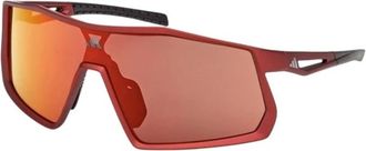 adidas Kentro Sp 0123 67L Zonnebril - Dames - Zonnebrillen - Rood - ONE Size - Accessoires