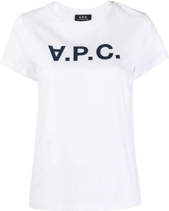 A.P.C. VPC T-Shirt - Dames - T-shirts - Wit - S - Katoen - Tops