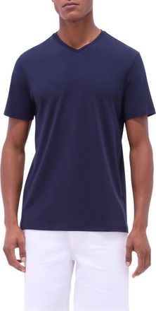 Bugatchi Holden Pima Cotton T-Shirt in Navy at Nordstrom, Size Xx-Large
