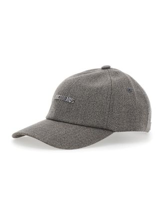 Jacquemus Brown Logo Baseball Cap