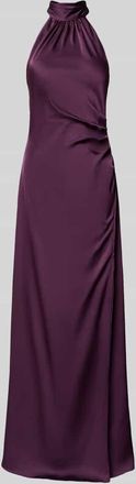 Jake*s Regular Fit Abendkleid mit Raffungen in Purple, Gr&ouml;&szlig;e 32