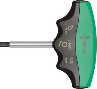 Wera Destornillador Dinamom&eacute;trico 400 Hex 6kt 5mm 5 Nm Ajuste Fijo Wera
