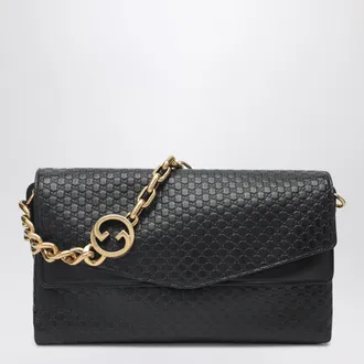 Gucci Large black chain shoulder bag