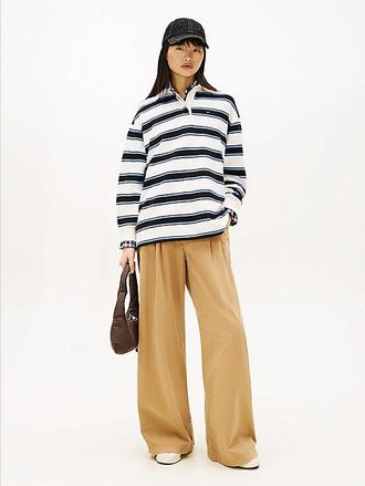 Tommy Hilfiger Pantal&oacute;n chino de pernera ancha con pinzas