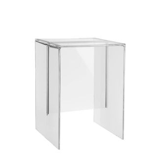 Kartell Max-Beam Hocker/Beistelltisch, transparent-glasklar